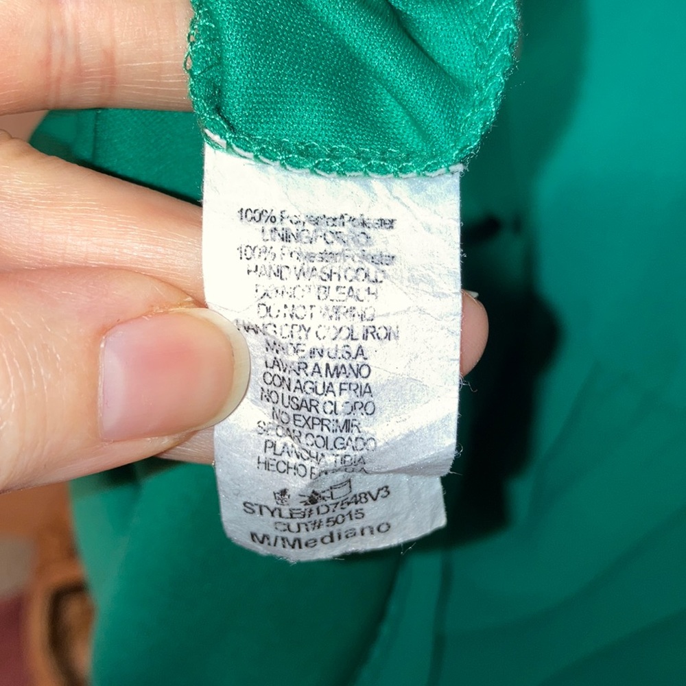 Dina Be Dress - Green, Open-back - M - Picture 8 of 8